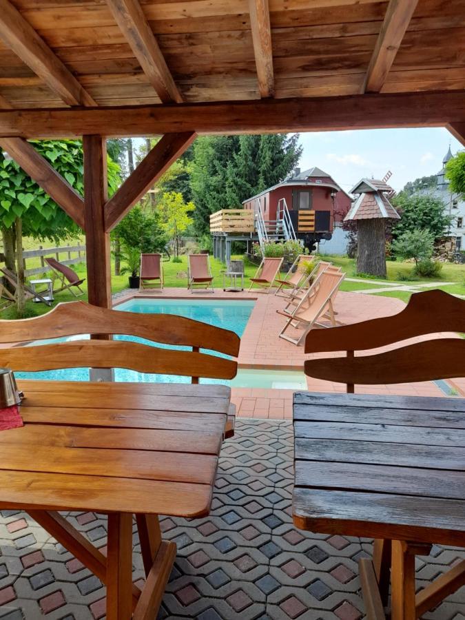 Ferienwohnungen Im Vogtland Heinsdorfergrund المظهر الخارجي الصورة